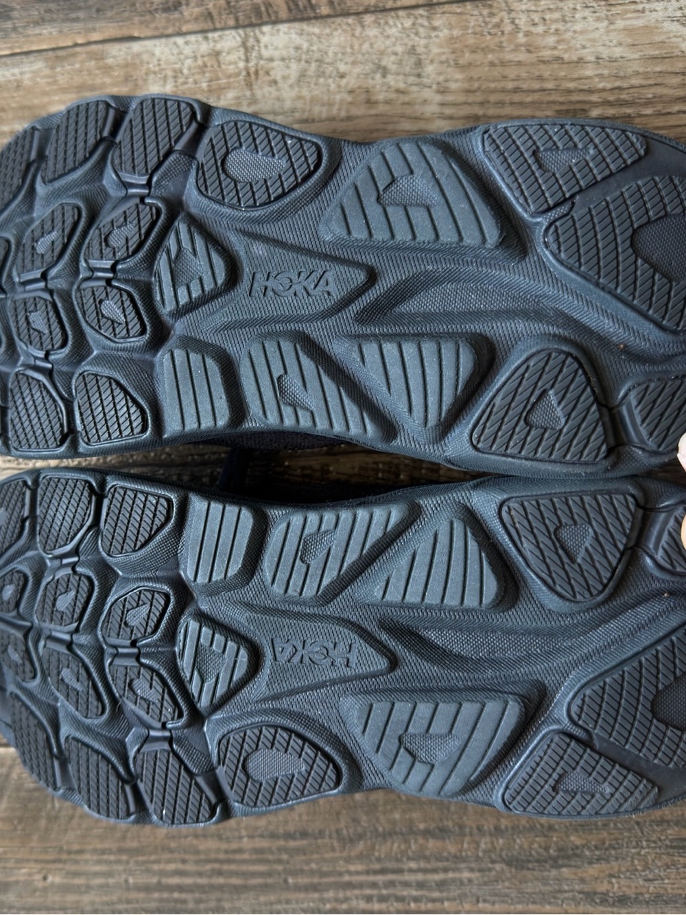 Hoka All-Black Athletic Running Shoes - Picture 3 of 10